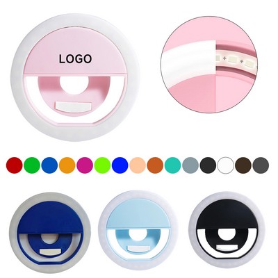 Rechargeable Phone Round Selfie Ring Light